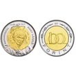 Kép 2/4 - 2025 100 forint Nagy László forgalmi érme, emlékváltozat - első napi veret díszcsomagolásban (sorszámozott)