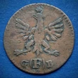 Kép 2/2 - 1796 1 Pfennig réz érme (German States Frankfurt)
