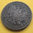 Kép 2/2 - 1858 1 krajcár érme B verdejel