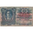 Kép 2/2 - 1913 20 korona bankjegy Numizmatika-bankjegyek