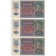 Kép 1/2 - 1915 10 Korona 3 db Sorszámkövető aUNC-UNC bankjegy