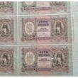 Kép 3/6 - 1943 1000 Pengő vágatlan bankjegy ív 