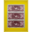 Kép 2/2 - 1949 100 forint 3 db XF sorszámkövető bankjegy. Középen törésmentes hajlás! Numizmatika-bankjegyek