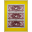 Kép 2/2 - 1949 100 forint 3 db XF sorszámkövető bankjegy. Középen törésmentes hajlás! Numizmatika-bankjegyek