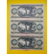Kép 2/2 - 1962 10 forint bankjegy 3 db sorszámkövető Numizmatika-bankjegyek
