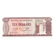 Kép 1/2 - 1992 Guyana 10 Dollár UNC bankjegy. Sorszámkövető is lehet! Numizmatika - bankjegyek