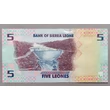 Kép 2/2 - 2022 Sierra Leone 5 Leones UNC bankjegy