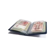 Kép 2/2 - Leuchtturm Route bankjegytartó zsebalbum 20 db bankjegyhez, 182 × 92 mm-ig, kék