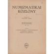 Kép 1/2 - Numizmatikai Közlöny – 1961–1962 (LX–LXI. évfolyam)
