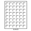 Kép 2/2 - LLeuchtturm MB érmetartó fiók átlátszó fedővel – 48 férőhelyes (28 mm x 28 mm)