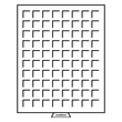 Kép 2/2 - Leuchtturm MB érmetartó fiók átlátszó fedővel – 80 férőhelyes (24 mm x 24 mm)