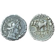 Kép 1/2 - C. Marius C. f. Capito Denarius, római ezüst érme – Kr.e. 81, Sear 5300
