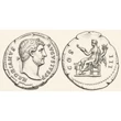 Kép 2/2 - Hadrianus Denarius, római ezüst érme – Kr.u. 128, RIC 911