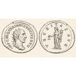 Kép 2/2 - Traianus Decius Antoninianus, római ezüst érme VBERITAS – Kr.u. 249-251, RIC 28b