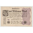 Kép 1/2 - 1923 2 millió Márka (Zwei Millionen Mark, Reichsbanknote) bankjegy - Németország