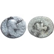Kép 1/2 - Domitianus Denarius, római ezüst érme CAES AVG F DOMIT COS II – Kr.u. 73, RIC 680
