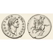Kép 2/2 - Domitianus Denarius, római ezüst érme CAES AVG F DOMIT COS II – Kr.u. 73, RIC 680