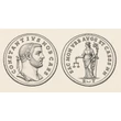 Kép 2/2 - Constantius I. Follis, római bronz érme SAC MON VRB AVGG ET CAESS NN – Kr.u. 303-305, RIC 112a