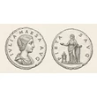 Kép 2/2 - Julia Maesa Denarius, római ezüst érme PIETAS – Kr.u. 218-222, RIC 266