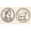 Kép 2/2 - Julianus Dupla Maiorina, római bronz érme – Kr.u. 361-363, RIC 105 B