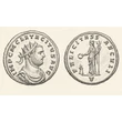 Kép 2/2 - Tacitus Antoninianus, római ezüstözött billon érme FELICITAS SAECVLI – Kr.u. 275-276, RIC 184 var. V