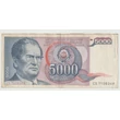Kép 1/2 - 1985 5000 dinara bankjegy (Jugoszlávia) – Josip Broz Tito portréjával