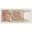 Kép 1/2 - 1987 20000 dinár bankjegy Jugoszlávia