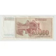 Kép 2/2 - 1987 20000 dinár bankjegy Jugoszlávia