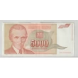 Kép 1/2 - 1993 5000 dinara bankjegy (Jugoszlávia) – Nikola Tesla portréjával