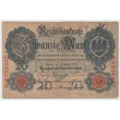 Kép 1/2 - 1910 Zwanzig Mark - német 20 márka bankjegy - Reichsbanknote