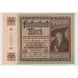 Kép 1/2 - 1922 5000 Márka bankjegy, Németország – Reichsbanknote