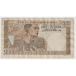 Kép 2/2 - 1941 500 Dinara bankjegy, Szerbia – szerb népviseletes nőalak