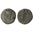 Kép 2/2 - Sicily, Katane AE, ókori bronz érme – Kr.e. 204-187, Calciati 14