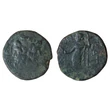 Kép 1/2 - Sicily, Katane AE, ókori bronz érme – Kr.e. 204-187, Calciati 14