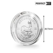 Kép 1/2 - Leuchtturm Ultra Perfect Fit érmekapszulák – 1 oz ezüst érmékhez (39 mm, pl. Krugerrand, Britannia), 10 db/csomag