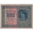 Kép 1/2 - 1922 1000 Korona Tausend Kronen osztrák bankjegy