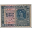 Kép 1/2 - 1922 1000 Korona Tausend Kronen osztrák bankjegy