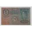 Kép 1/2 - 1913 20 korona bankjegy Numizmatika-bankjegyek