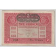 Kép 1/2 - 1917 2 Korona bankjegy D.Ö. felülbélyegzéssel