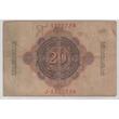 Kép 2/2 - 1910 Zwanzig Mark - német 20 márka bankjegy - Reichsbanknote