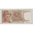 Kép 1/2 - 1987 20000 dinár bankjegy Jugoszlávia