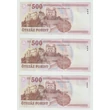 Kép 2/2 - 2011 500 forint 3 db UNC sorszámkövető bankjegy EB6781665-EB6781667