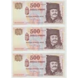 Kép 1/2 - 2011 500 forint 3 db UNC sorszámkövető bankjegy 