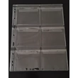 Kép 1/2 - Érme berakólap, Érmetartó lap, 6 férőhelyes A4-es méret 2 vagy 4 gyűrűs mappába 100X94 mm fészek és 287X220 mm lapméret
