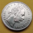 Kép 2/2 - 1889 1 Florin Ferencz József ezüst érme