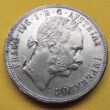 Kép 2/2 - 1879 1 Florin Ferencz József ezüst érme