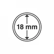 Kép 2/3 - Leuchtturm GRIPS Érmetartó kapszula 18 mm-es belső átmérővel, peremes kivitel 25 db-os csomag