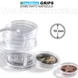 Kép 1/3 - Leuchtturm GRIPS Érmetartó kapszula 18 mm-es belső átmérővel, peremes kivitel 25 db-os csomag