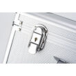 Kép 3/3 - Zárható alumínium érmetartó bőrönd, érmekoffer, koffer táska, 10 tálcával