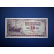 Kép 1/2 - 1978 Jugoszláv 20 dínár UNC bankjegy! Sorszámkövető is lehet! Numizmatika - bankjegyek